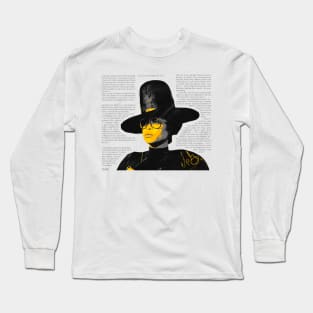 Erykah Vintage Text Grey Long Sleeve T-Shirt